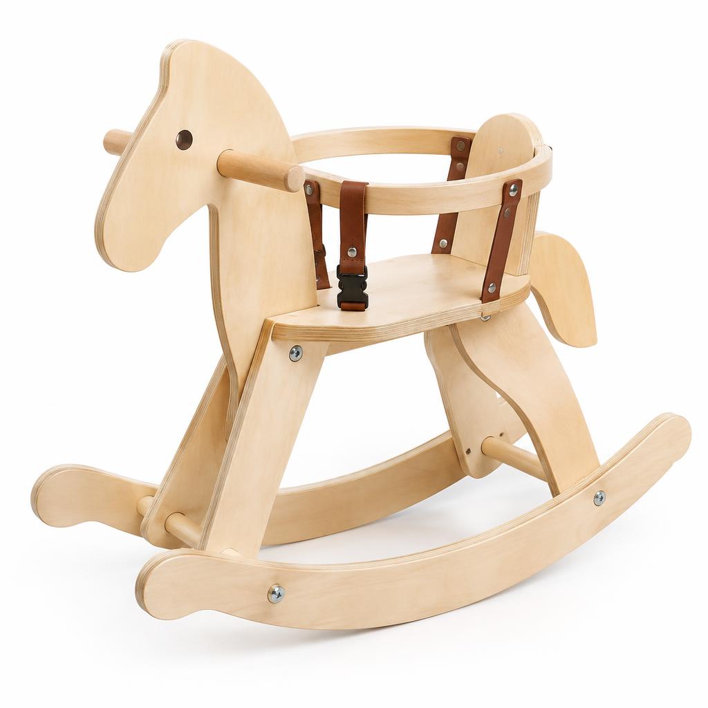 Horse Rocker Small in Birch Plywood wood